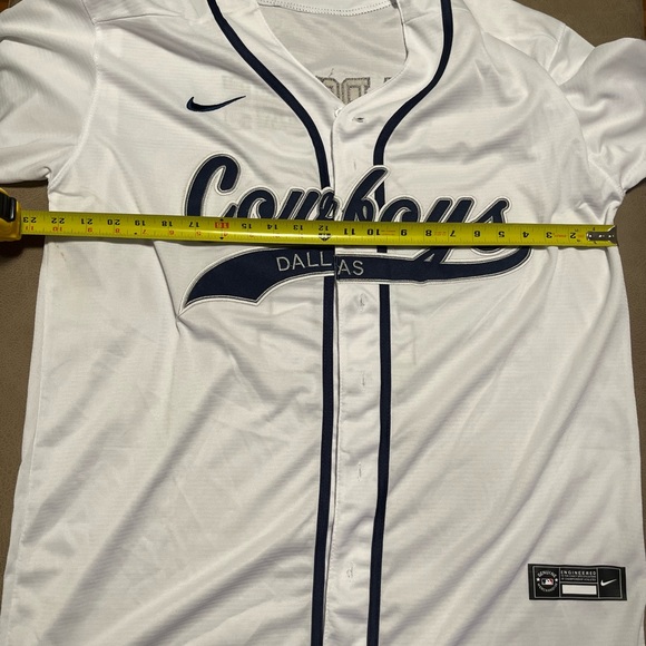 Nike White and Navy Cowboys Jersey #11 parsons baseball jersey - Picture 1 of 10
